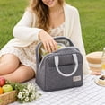 thumbnail image 6 of Lunch Tote Insulated Cooler Bag | Leak Resistant Thermal Storage Bag for Work, Picnic, Outdoor | Great Gift for Mom Or Gift for Dad, 6 of 6