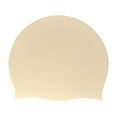 thumbnail image 2 of Silicone Swim Cap for Women & Men, Vibrant Lightweight Swimming, Non-Slip, Easy Wear, Removal, Protects Hair Beige, 2 of 7
