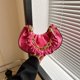 thumbnail image 1 of Bolsa A Cuestas Media Luna Bolsa Plisada Mujer Axila Bolsa Cadena Bola De Masa Sólida Bolso Embrague Femenino Likrtyny Para Estrenar, 1 of 6