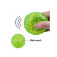 thumbnail image 3 of 1pc Tpr Rubber Super Durable Teeth Grinding & Cleaning, Sound Emitting Elastic Ball Toy Suitable For Dog Interactive Play, 3 of 5