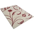 thumbnail image 6 of Rugsotic Carpets Hand Tufted Wool Eco-Friendly Area Rugs - 4'x6', Rectangle, Beige Red, Modern Contemporary Design, High Pile Handmade Anti Skid Rugs for Living Room, Bed Room (K00733), 6 of 6