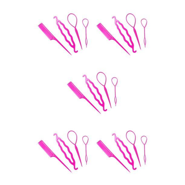 Sonducket Herramienta de cola de caballo para el cabello con de tracción Accesorio de peinado Decoraciones de peinado versátiles Suministros de Type2 NO2