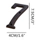 thumbnail image 1 of Creative Wrought Iron House Numbers Letters Decorative Sign for Outdoor Garden Door Mailbox Address Plaque Rustic Industrial Style, 1 of 3