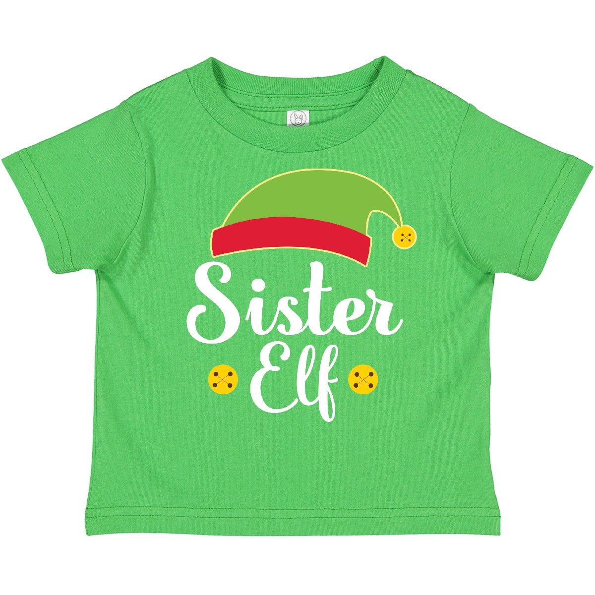 Inktastic Christmas Sister Elf Holiday Girls Toddler T-Shirt