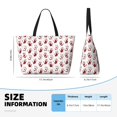 thumbnail image 4 of Fotbe Red Bloody Scary Hands2 Bolsa de Viaje para Playa - Resistente al Agua, Bolsa Tote de Gran Capacidad y Ligera con 7 Bolsillos para Mujeres y Hombres, 4 of 7