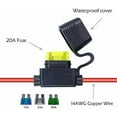 thumbnail image 5 of 14AWG Battery Alligator Crocodile Clip to Solar Connector Extension Cable,Solar Adapter to Alligator Clips Charging Cable with Switch and Fuse(1.5M), 5 of 7