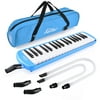 37 Keys Piano-Style Melodica? Easter Melodica Musical Instrument with Carrying Bag? 3 Colors(Blue, Black, Pink)