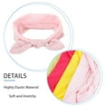 thumbnail image 3 of 10 Pack Bow Headbands for Women,Elastic Knotted Headbands, Cute Cotton Headwraps Rabbit Ears Yoga Hairband Fashion Sport Twisted Elastic Hair Accessories (Mixed 10 Colors), 3 of 7