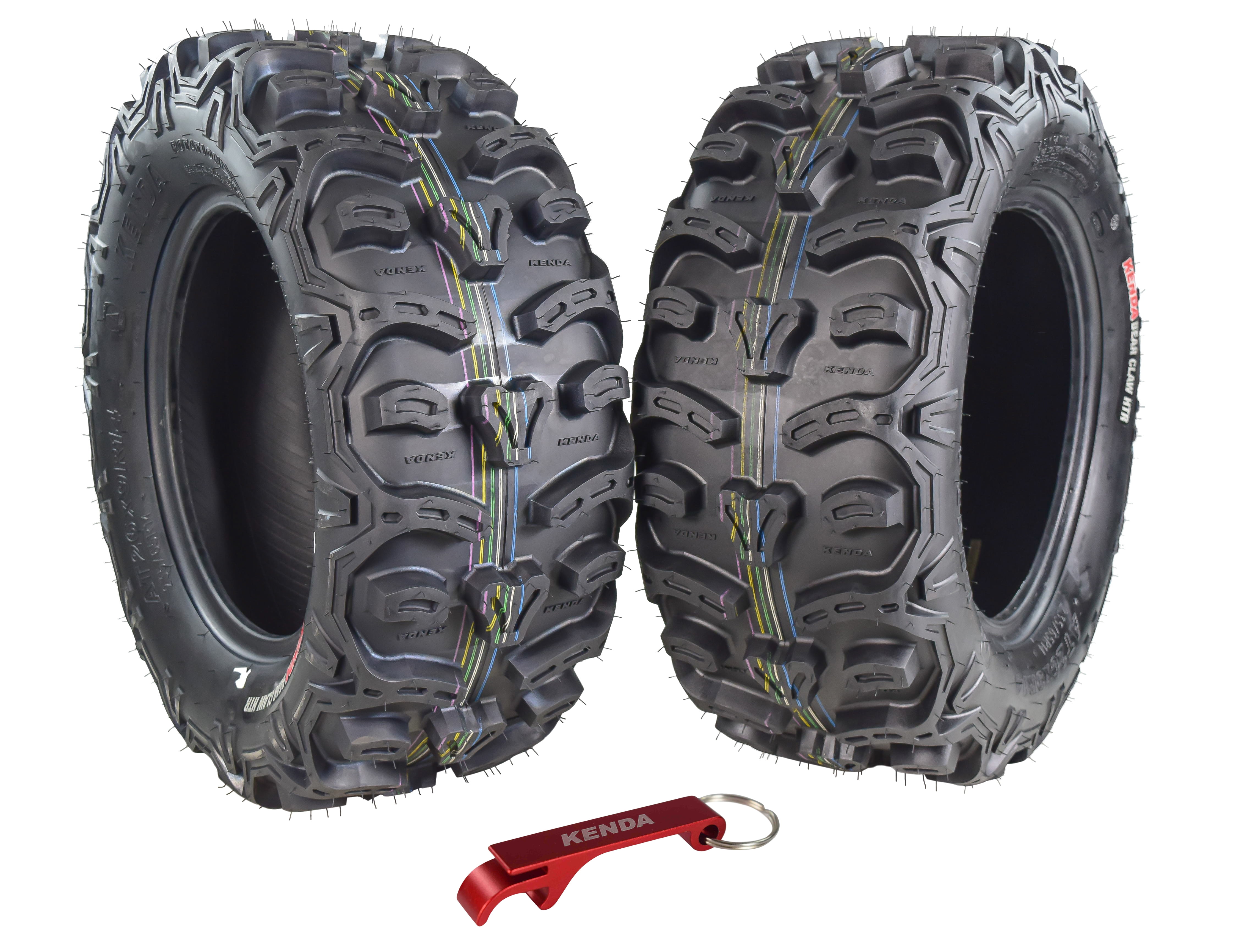 Kenda 085871469D1 26x9R14 F Bear Claw HTR Radial ATV/UTV Tires 26x914
