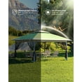 thumbnail image 4 of Garvee 12x12 Gazebo with Mosquito Netting, Pop up Canopy Tent Easy Setup with 4 Sand Bags, 3 Height Adjustable for Backyard Garden Patio, Olive Green, 4 of 9