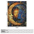 thumbnail image 4 of Orinice Sun and Moon Throw Blanket Warm Flannel Blanket Soft Warm Printed Blanket for Bed, Couch and Sofa for Kids Teen Young Boys Girls,  60x80in, 4 of 6