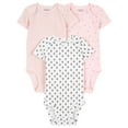 thumbnail image 2 of Carter's Child of Mine Baby Girl Bodysuits, 6-Piece, Sizes Preemie-18 Months, 2 of 10