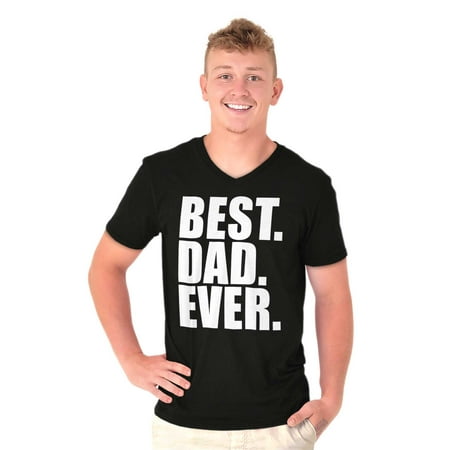 Dad V-Neck Tee Shirts T-Shirt For Mens Best Shirt Ever World Greatest Father Day Gift