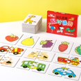 thumbnail image 1 of Baby Toddler Montessori Educational Puzzle Toys 32Pcs Cards Matching Game Baby Cognition Jigsaw Toys Animal Life Set Puzzle GiftCharacter occupation He Qiyong unisex, 1 of 1