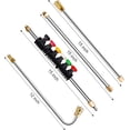 thumbnail image 4 of YUET Pressure Washer Extension Wand Set, Power Washer Replacement Lance with 6 Spray Nozzle Tips, Gutter Cleaning Tools Extension Wand, 1/4" Qui, 4 of 7