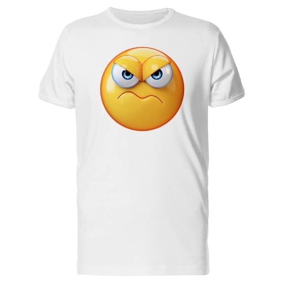 Cool Angry & Grumpy Emoji Tee Men's -Image by Shutterstock
