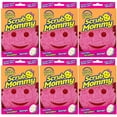 thumbnail image 1 of Scrub Daddy Modelo Scrub Mommy Fibra+Esponja Paquete de 6 Pzas, 1 of 3