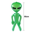 thumbnail image 2 of Paquete de 3 alienígenas inflables gigantes - Juguetes inflables alienígenas para niños - Decoraciones de fiesta temáticas de cumpleaños de Halloween Ormromra CPB-DE-WX368-3, 2 of 5