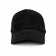 thumbnail image 6 of Leather Hat for men Suede Genuine  Sheepskin Leather Baseball Cap - Adjustable Black, 6 of 6