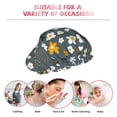 thumbnail image 7 of KLL Flowers and Bee Pattern Shower Cap & Bath Cap for Women,Reversible Oversized Waterproof Shower Caps for all Hair Lengths,Elastic Reusable Bathing Hair Cap, 7 of 7
