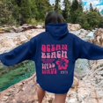 thumbnail image 1 of Women'S Plain Basics Brushed Letters Loose Fit Hooded Sweats, 1 of 2