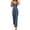 Blue, variant on Women's Slim-Fitting Lace-Trimmed Camisole & Long Pants Set - Casual Breathable Loungewear, Comfort Sleepwear For St Patrick's Day Nightgown,Size:XL