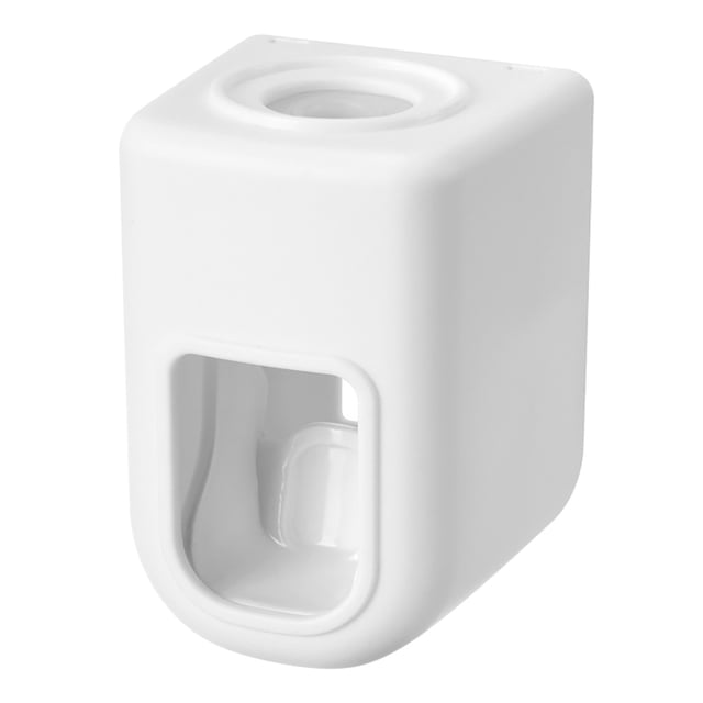 Piwvid Toothpaste Dispenser Wall Mounted Bathroom Automatic Toothpaste Squeezer, Without Hole Wall-mounted Adhesive Automatic Toothpaste Dispenser Squeezer