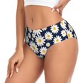 thumbnail image 2 of Fotbe Daisy Floral Calzones Estampados para Mujer – Ropa Interior de Algodón, Cómoda, Suave y Elástica-X-Small, 2 of 6