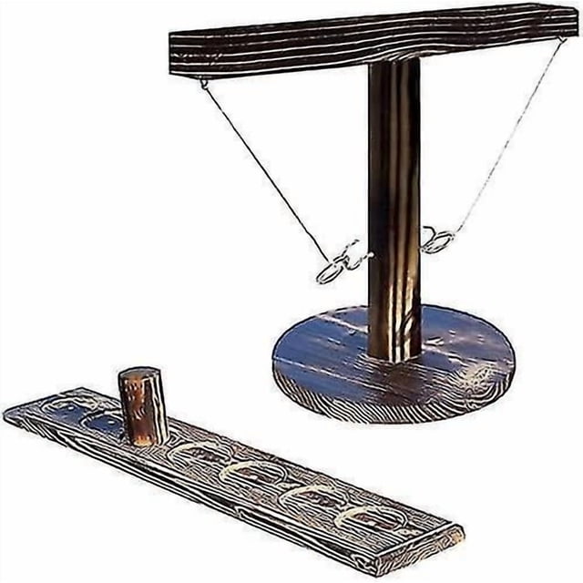 Juego de mesa con ganchos para lanzar anillos con paquete Shot Ladder