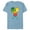 Ocean Blue, variant on The Simpsons Bart Simpsons Present Time Holiday - Short Sleeve Blended T-Shirt for Adults – Customized-Ocean Blue