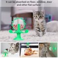 thumbnail image 5 of Juguetes para gatos de interior, juguete interactivo para gatos, dispensador de comida para gatos, juguete giratorio con forma de molino de viento, regalo para gatos (verde), 5 of 5