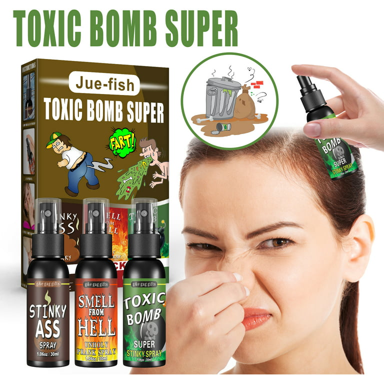 TreasureGurus Liquid ASS Fart Spray Nasty Foul Gas Smell Stink Bomb Funny  Prank Toy 