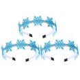 thumbnail image 1 of GOOHOCHY 3 unids divertido Navidad Copo de nieve Hairbands Festivo Navidad Copo de nieve Cintas de nieve Accesorios para el cabello, 1 of 8