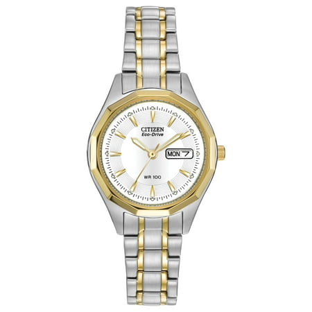 Eco-Drive Two-Tone Women's Watch, EW3144-51A (Best New Dive Watches)