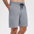 thumbnail image 2 of FRSASU Men's Workout Running Shorts Casual Lightweight Athletic Quick-Dry Gym Active Shorts with Pockets Gray, 2 of 7