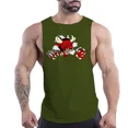 thumbnail image 3 of Camiseta sin mangas de secado rápido para baloncesto, moda para exteriores, ocio, transpirable, para las cuatro estaciones, Y2k, ropa deportiva para gimnasio Fnaf, camiseta sin mangas para hombre, 3 of 5
