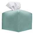thumbnail image 1 of Maojin Caja de pañuelos de cuero,soporte organizador de caja de pañuelos de cuero para mesa de sala de estar en casa, 1 of 3