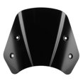 thumbnail image 4 of Motorcycle Long Stents Windshield Windscreen Wind Deflector Fit for Benelli Leoncino 500Black, 4 of 5