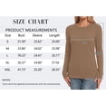 thumbnail image 5 of MOSHU 3 Pack T Shirts for Women Ribbed Long Sleeve Shirts Crew Neck Slim Fit Undershirts Casual Fall Tight Tops, 5 of 8