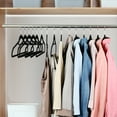 thumbnail image 2 of Ollieroo Premium Velvet Hangers,50 Pack Black Clothing Hangers,Non-Slip and Durable Coat Hangers,Heavy Duty Hangers with 360 Degree Rotatable Hook, 2 of 8