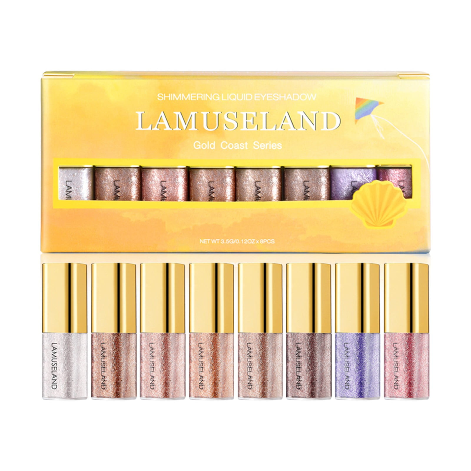 Yinguo Glitter Liquid Eyeliner Eye Shadow Set Glitter Eyeshadow