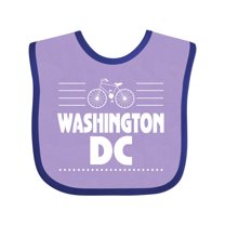 Inktastic Washington DC Biking Boys or Girls Baby Bib
