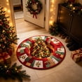 thumbnail image 5 of OANLKGI 3PCS Christmas Rug Set 15.75 IN Round 3D Illusion Floor Mats Christmas Floor Mat Bundle Festive Christmas Area Rugs for Indoor Entryway Living Room Bedroom Party Decoration Multicolor, 5 of 5