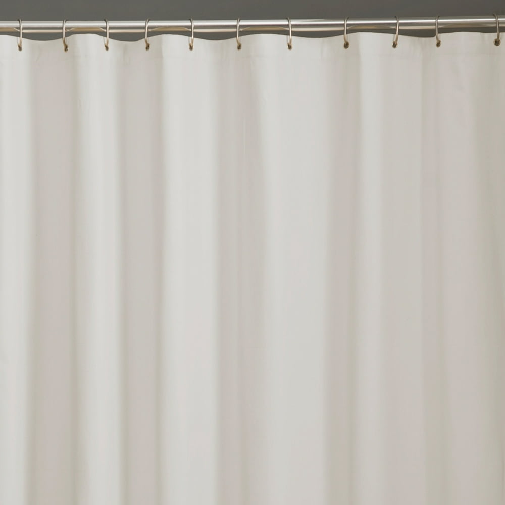 Zenna Home Microfiber Water Repellent Microfiber Fabric Shower Curtain