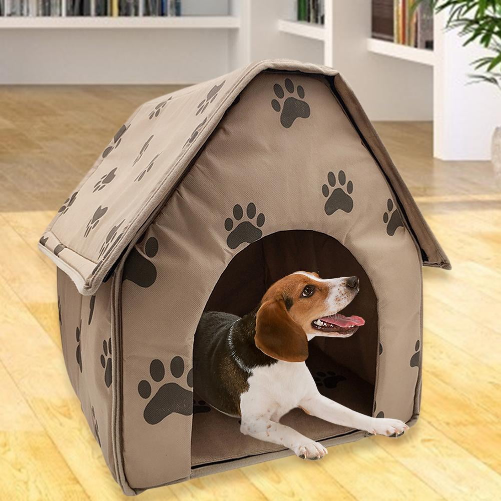 Huadaliy Portable Dog House Foldable Winter Warm Pet Bed Nest Tent Cat Puppy Kennel Other One Size