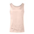 thumbnail image 5 of WCJM Women Lace V Neck Chiffon Cami Tank Tops Spaghetti Strap Sleevel Women's Tanks and Camis Women's Satin Sleeveless Tops Round Neck Trade Color Ding Loose Vest, 5 of 6
