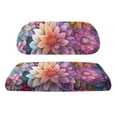 thumbnail image 2 of Pzuqiu Golf Cart Seat Covers Breathable Spandex, Compatible with Outdoor Golf Carts, for Club Car Precedent 2 Passenger Carts Ezgo Golf Cart, Vibrant Floral Medley, 2 of 9