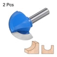 thumbnail image 3 of Unique Bargains 2packs Router Bit Core Box 1/2 Shank 2 Inch Cutting Dia. 2 Flutes Carbide Cutter, 3 of 4