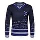 thumbnail image 2 of Camiseta De Manga Larga Con Estampado De Notación Geométrica Para Hombre Jersey Delgado Con Cuello En O (L)-195551.02 Tmvgtek Caballero, 2 of 6