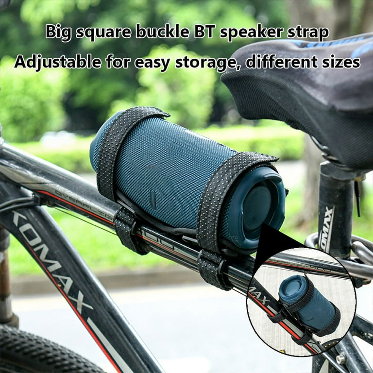 Pohot Adjustable Strap Bike Speaker Holder Anti-slip Speaker Mount